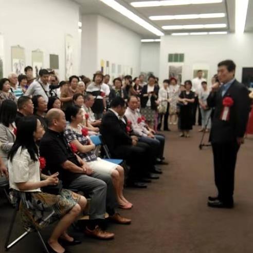 中日画家今天规模空前齐亮日本国家美术馆