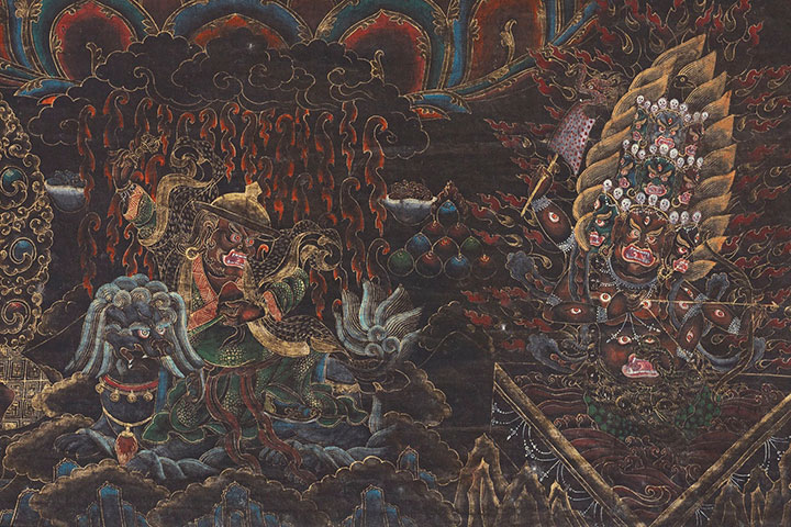 藝術界之「黑魂」　神秘型格的西藏黑唐卡
