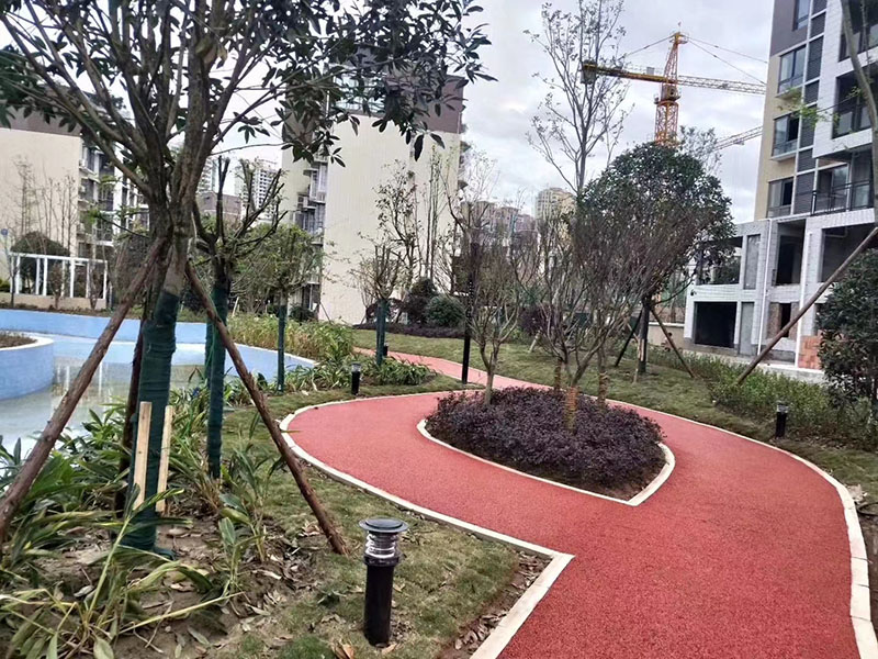 彩色透水地坪效果圖