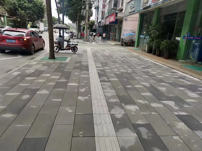 透水磚路面效果圖