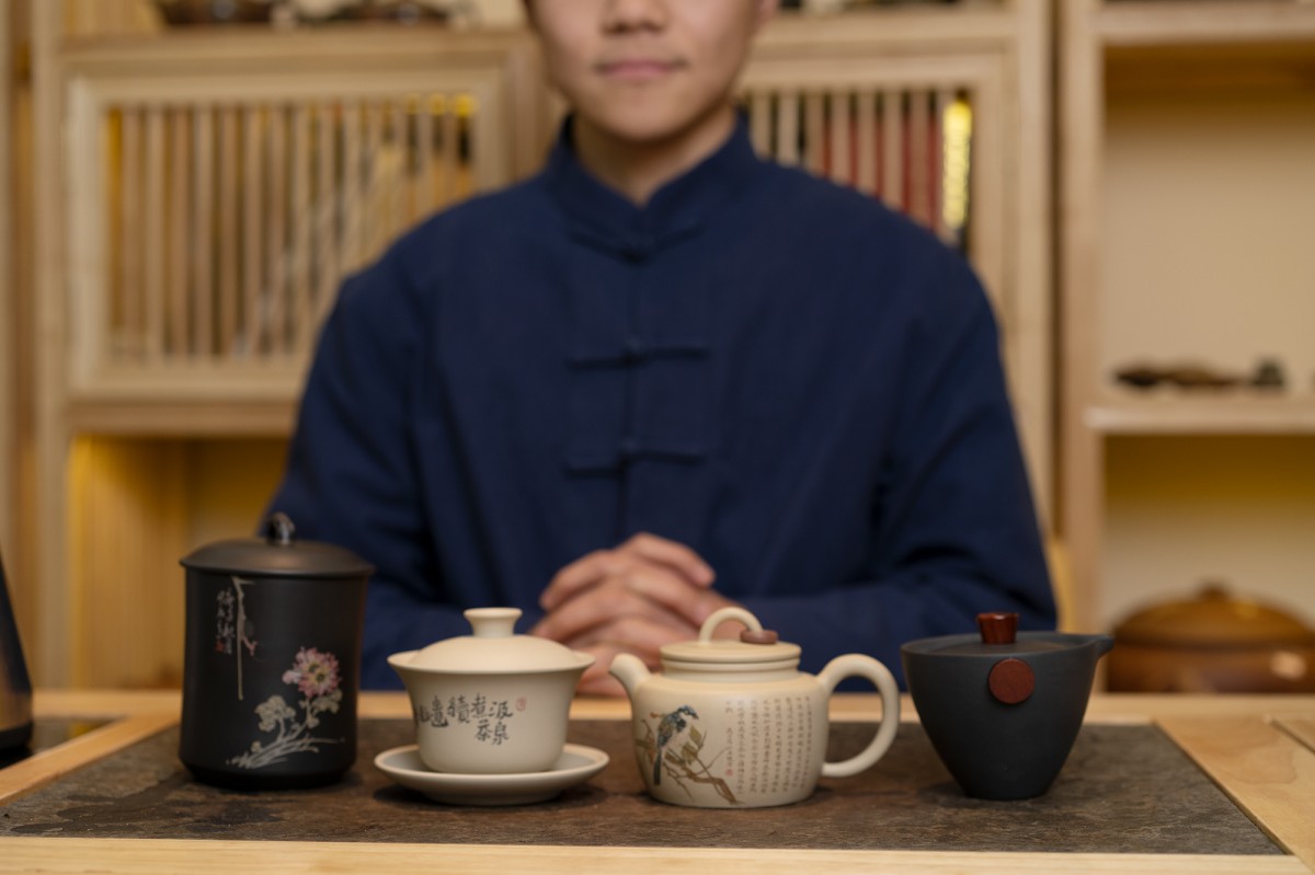 建水紫陶泡茶器具对比