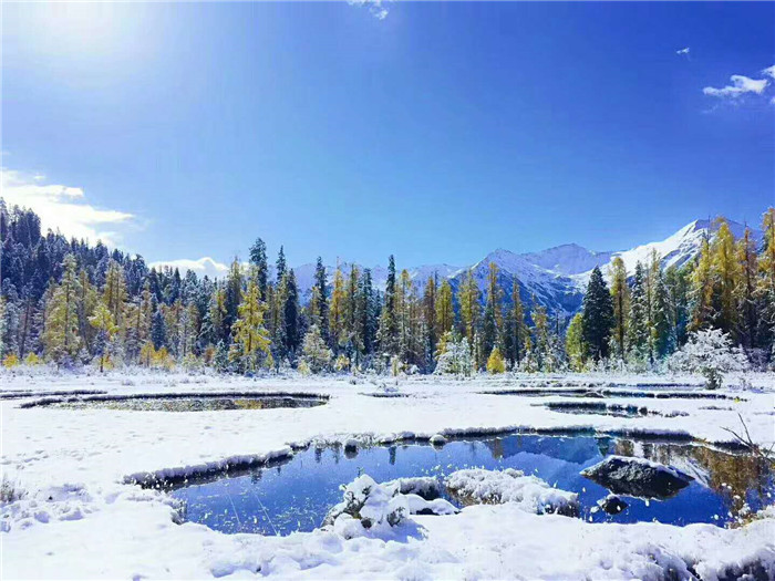 龙头滩雪景