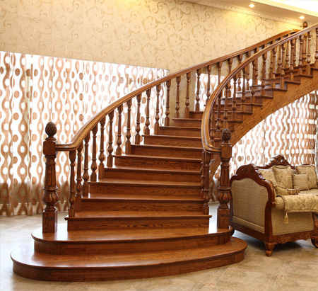 仿古木楼梯